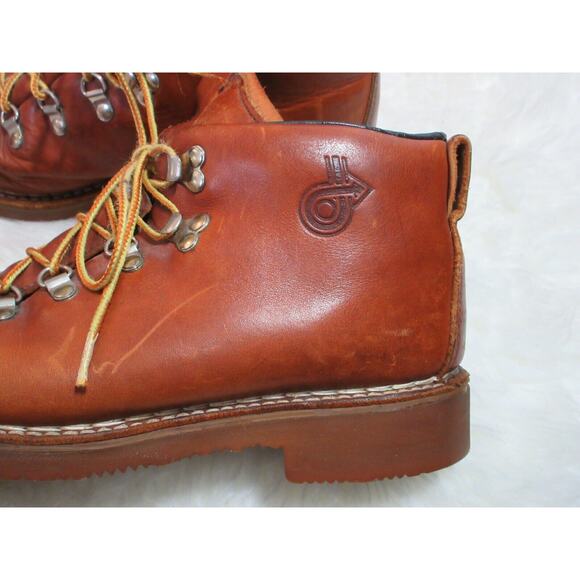 Vintage Men's DEXTER Vibram Leather Hiking Work Boots 722419 W742-2 Size 8.5 - Picture 3 of 16